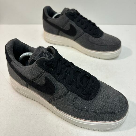 EXCELLENT Nike 3x1 x Air Force 1 "Black Denim" Selvedge Basketball Streetwear 11 - Picture 4 of 11